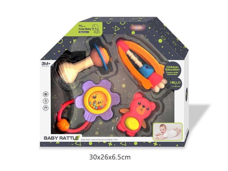 BABY RATTLE 4PCS - HP1233749