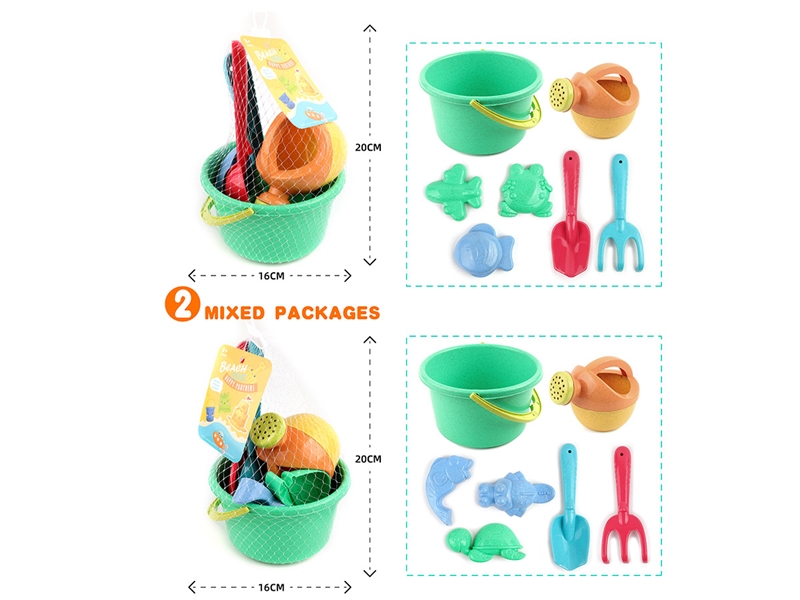 BEACH TOYS 7PCS,2ASST - HP1233770
