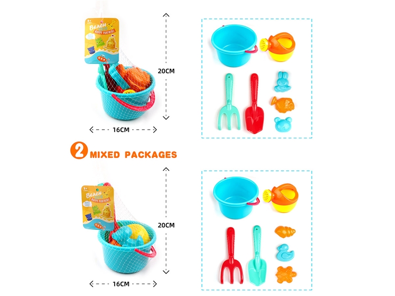 BEACH TOYS 7PCS,2ASST - HP1233794