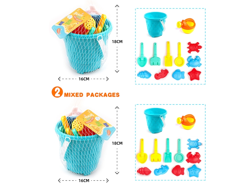 BEACH TOYS 12PCS,2ASST - HP1233806