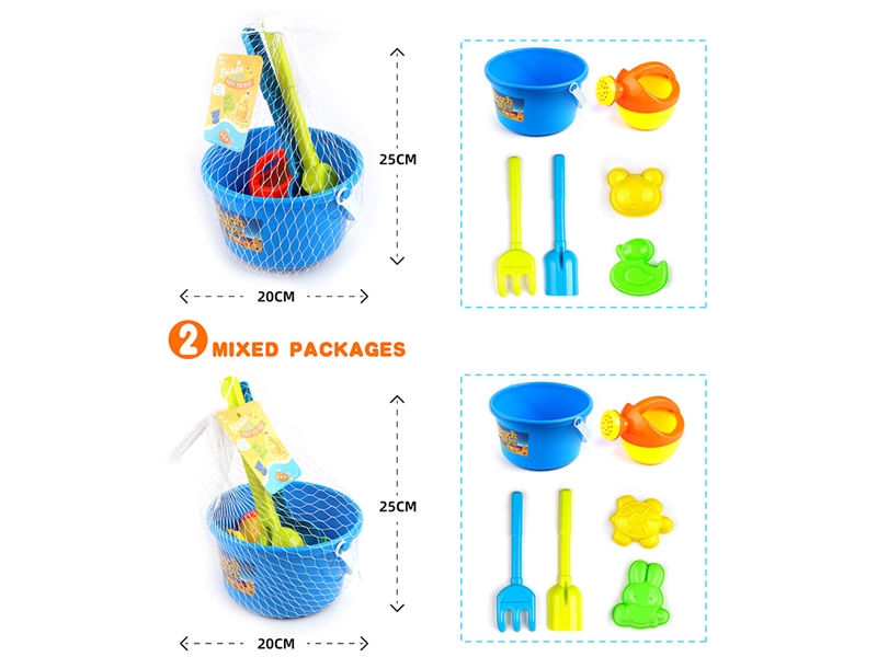 BEACH TOYS 6PCS,2ASST - HP1233811