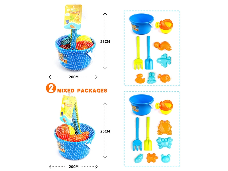 BEACH TOYS 9PCS,2ASST - HP1233812