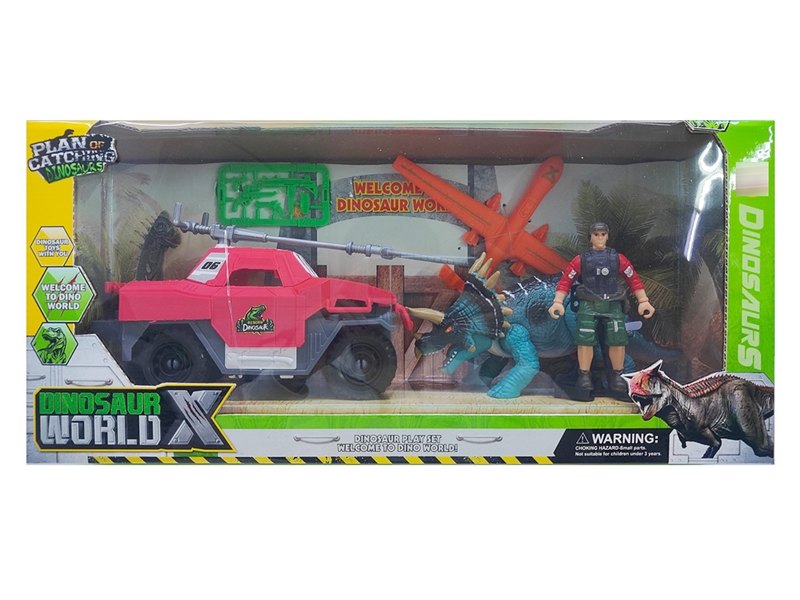DINOSAUR SET W/LIGHT & SOUND & PROJECTION (INCLUDE BATTERY) - HP1233937
