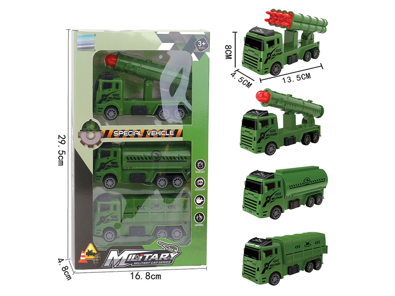 PULL BACK MILITARY TRUCK - HP1234094