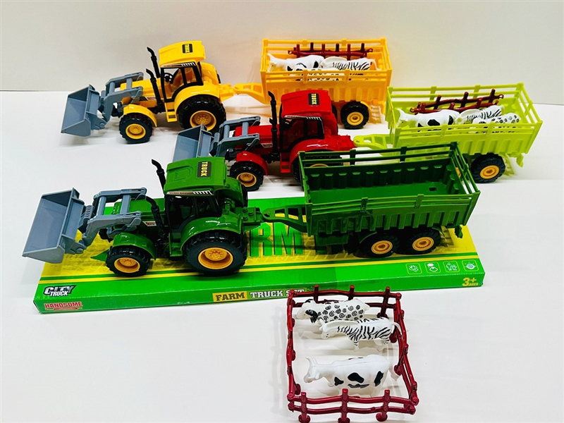FRICTION FARM TRUCK,3COLOURS - HP1234116