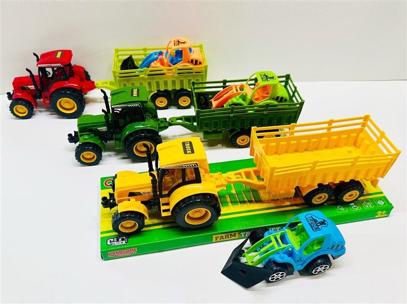 FRICTION FARM TRUCK,3COLOURS - HP1234127