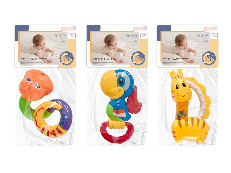 BABY RATTLE,3ASST - HP1234190