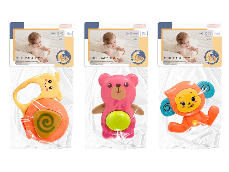 BABY RATTLE,3ASST - HP1234192