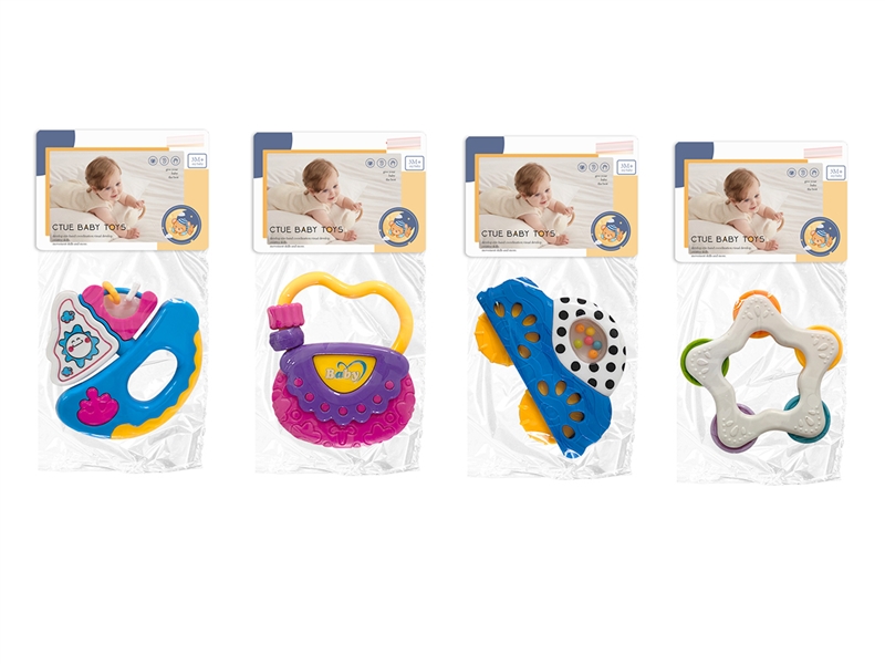 BABY RATTLE,4ASST - HP1234193