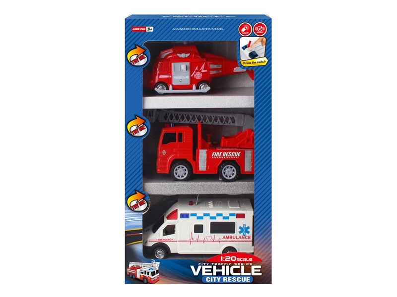 FRICTION TRUCK W/SOUND & LIGHT（INCLUDED BATTERY 3*AG13） - HP1234243