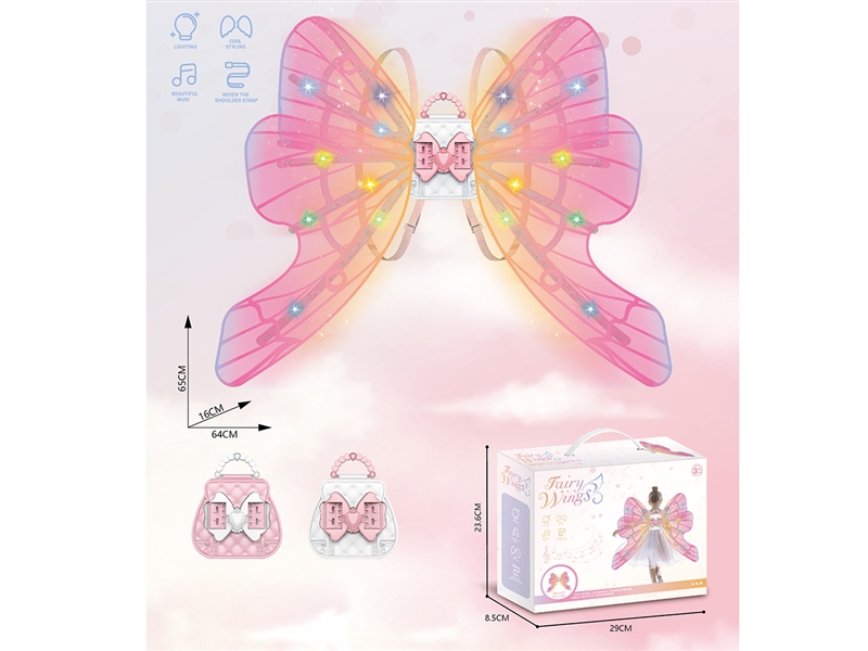B/O FAIRY WINGS W/LIGHT & MUSCI - HP1234455