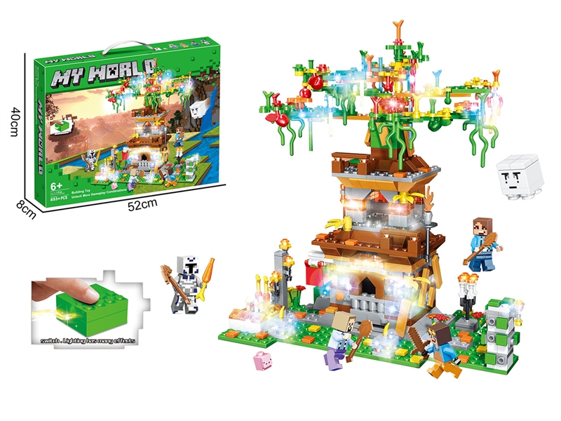 BUILDING BLOCK 853+PCS W/LIGHT - HP1234466