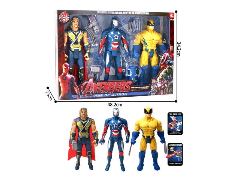 30CM THE AVENGERS W/LAUNCHER & LIGHT - HP1236202