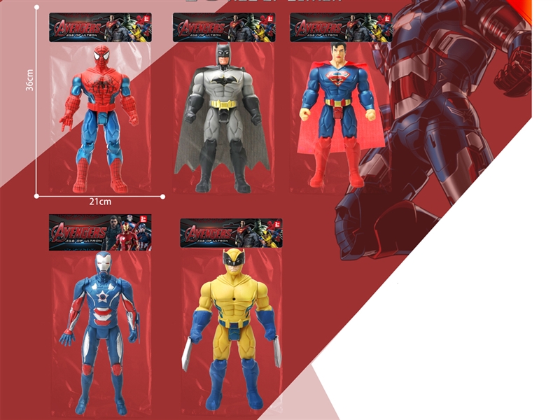 30CM THE AVENGERS W/LIGHT , 5ASST - HP1236203