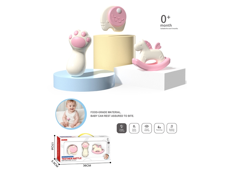 BABY RATTLE 3PCS - HP1236345