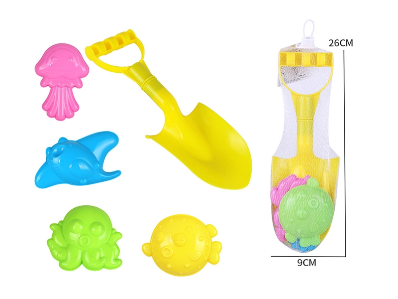 BEACH TOY 5PCS,2ASST - HP1236808