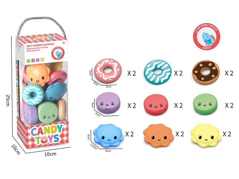 SOFT CANDY TOYS 18PCS - HP1237008