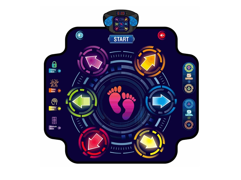 DANCE MATS W/BLUETOOTH & LIGHT - HP1237167