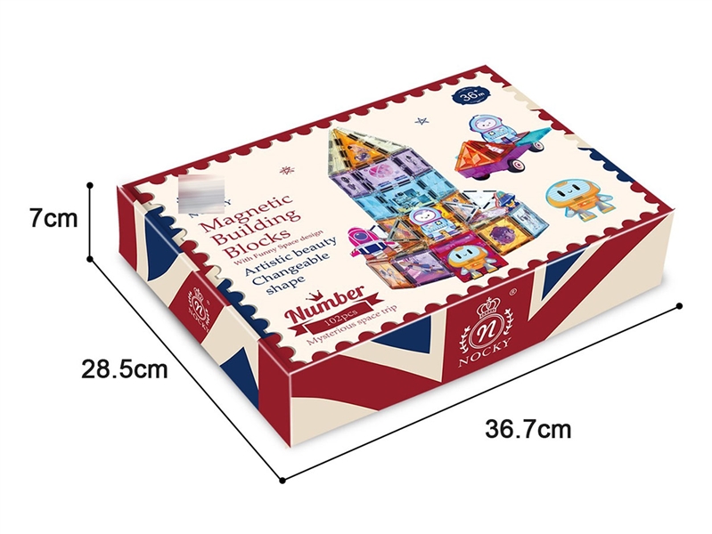彩窗磁力片
趣味太空102PCS - HP1237394