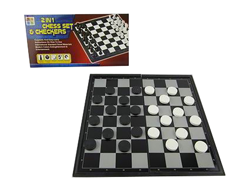 2 IN 1 MAGNETIC CHESS GAME - HP1238753
