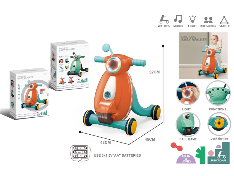 BABY WALKER W/MUSIC & LIGHT - HP1238929