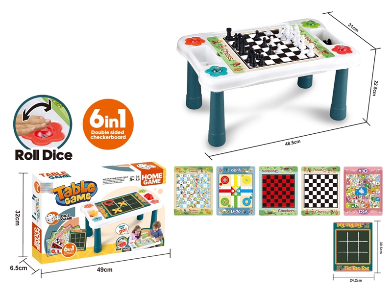 6 IN 1 TABLE GAME - HP1239102