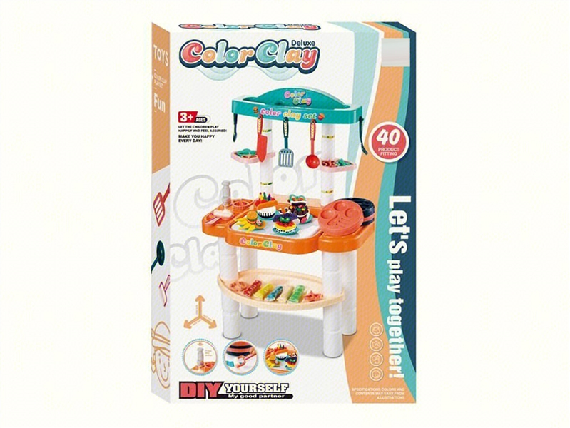 彩泥台（水龙头手动出水）40PCS - HP1239164