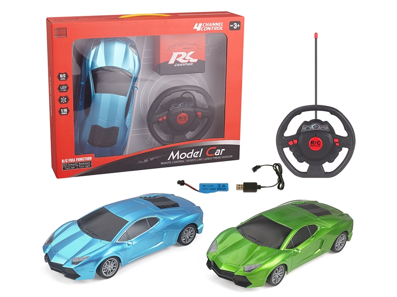 1:16 R/C CAR（INCLUDE BATTERY）,2COLOURS - HP1239631