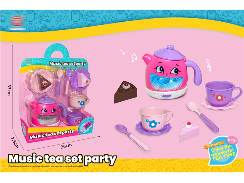 TEA SET W/LIGHT & MUSIC,9PCS - HP1239788