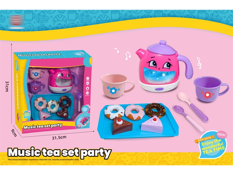 TEA SET W/LIGHT & MUSIC,11PCS - HP1239793