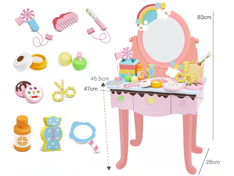 WOODEN DRESSER TABLE SET - HP1239823