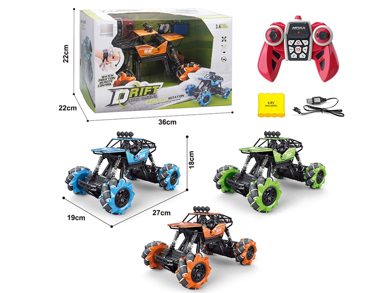 1:16 R/C DIE-CAST CLIMBING CAR,3COLOURS（INCLUDED BATTERY） - HP1239869