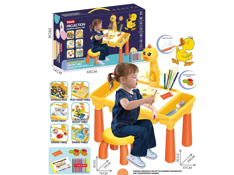 DRAWING BOARD W/CHAIR & PROJECTION & MUSIC - HP1239928