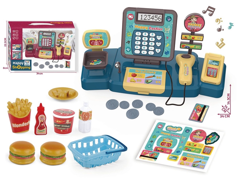 CASH REGISTER SET W/SOUND（NOT INCLUDED BATTERY） - HP1239945