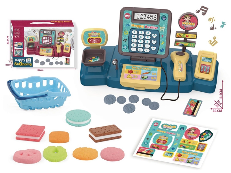 CASH REGISTER SET W/SOUND（NOT INCLUDED BATTERY） - HP1239947