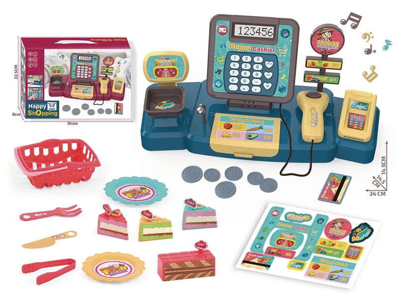 CASH REGISTER SET W/SOUND（NOT INCLUDED BATTERY） - HP1239948