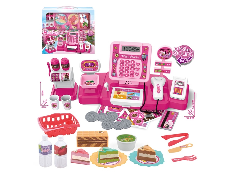 CASH REGISTER SET W/SOUND（NOT INCLUDED BATTERY） - HP1240007