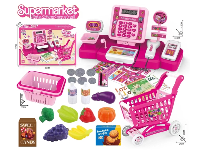 CASH REGISTER SET W/SOUND（NOT INCLUDED BATTERY） - HP1240017