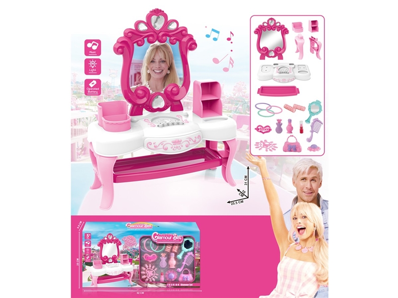 DRESSING TABLE W/LIGHT & MUSIC（NOT INCLUDED BATTERY） - HP1240020