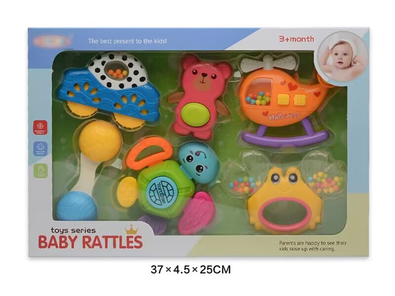 BABY RATTLE 6PCS - HP1240794