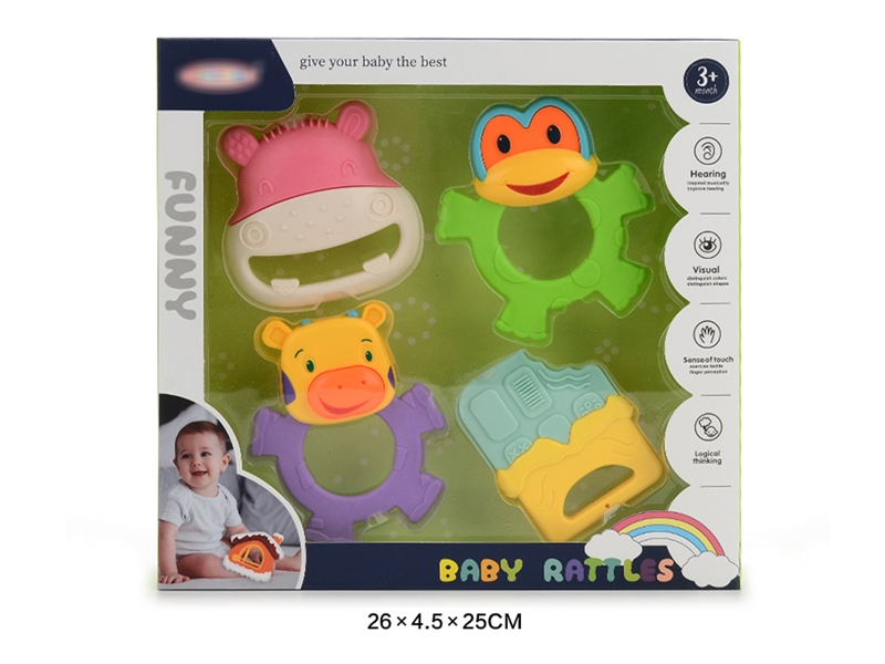 BABY RATTLE 4PCS - HP1240803