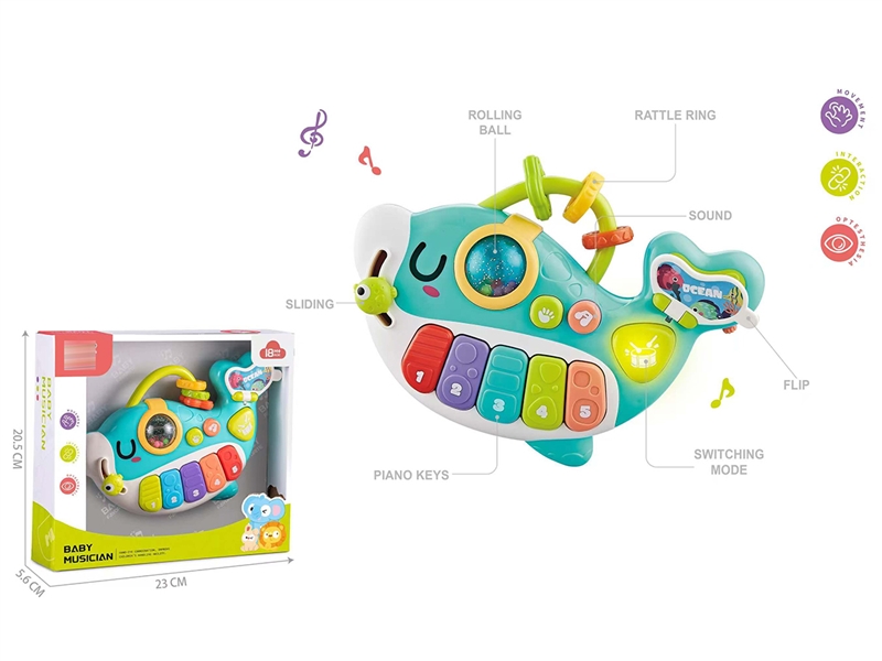 BABY ORGAN W/LIGHT & MUSIC - HP1241225