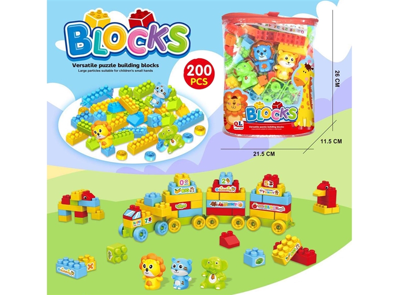 BUILDING BLOCK 200PCS - HP1241406