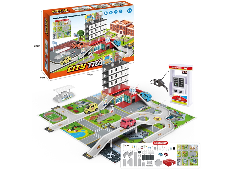 CATAPULT OIL DRUM RAIL CAR SET W/PULL BACK CARS 2PCS - HP1241551