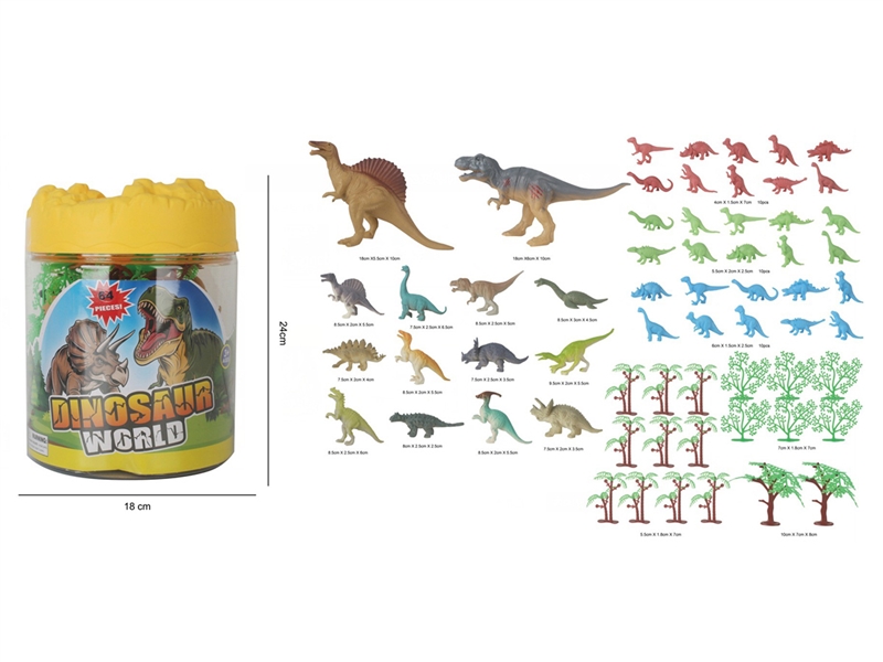 DINOSAUR SUIT 64PCS - HP1241719