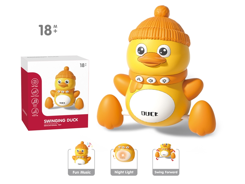 SWINGING DUCK W/LIGHT & MUSIC - HP1241990