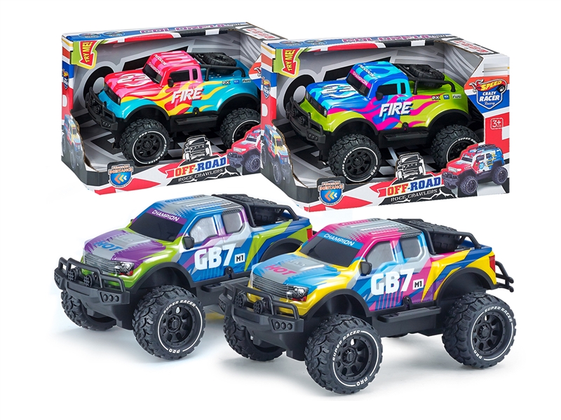 FRICTION CAR W/LIGHT & SOUND,（INCLUDED BATTERY） - HP1242194