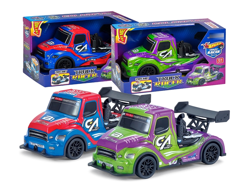 FRICTION CAR W/LIGHT & SOUND,（INCLUDED BATTERY） - HP1242197