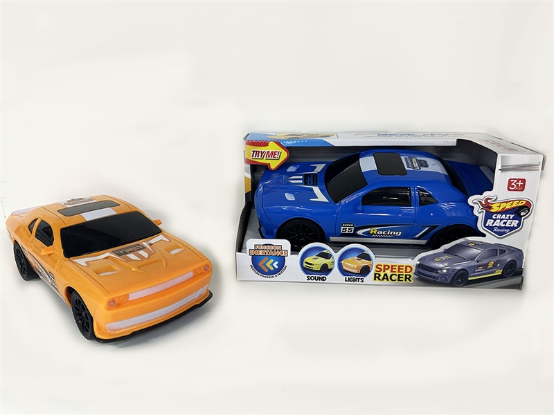 FRICTION CAR W/LIGHT & SOUND,（INCLUDED BATTERY） - HP1242198