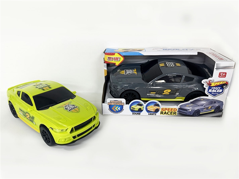 FRICTION CAR W/LIGHT & SOUND,（INCLUDED BATTERY） - HP1242199
